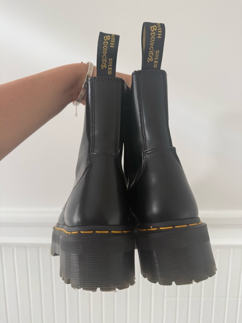 Dr. Marten JADON BOOT SMOOTH LEATHER PLATFORMS - Picture 5 of 7
